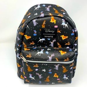 - Disney dogs x loungefly mini backpack 🎒🐩🐕🐶